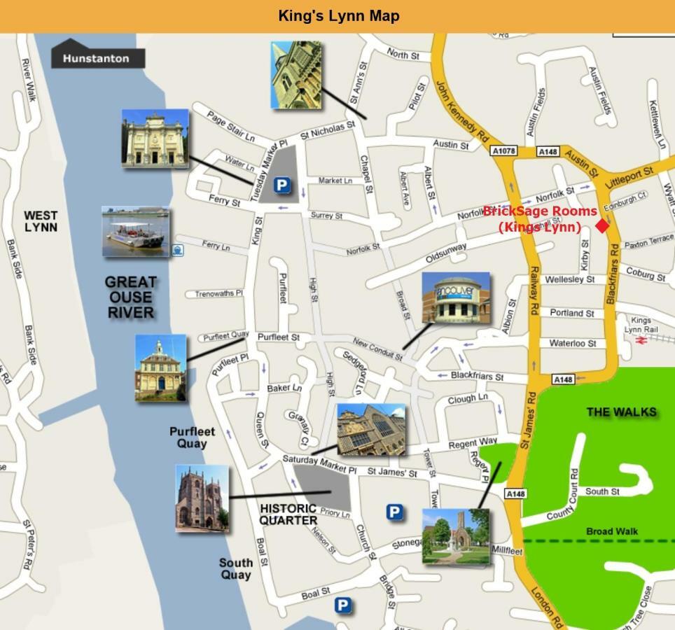 Bricksage Rooms, King'S Lynn The Walks Εξωτερικό φωτογραφία